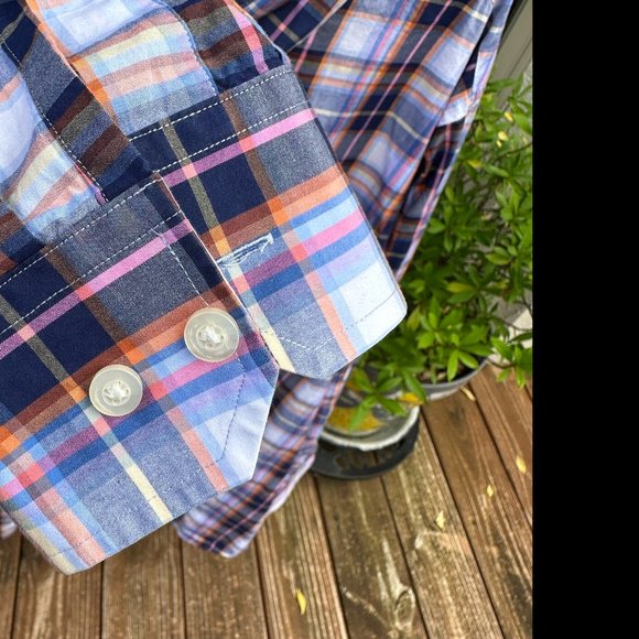 SCOTT BARBER Plaid Business Casual Shirt - XXL - Picture 3 of 6